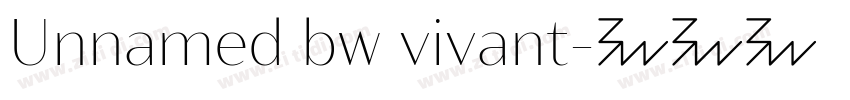 Unnamed bw vivant字体转换